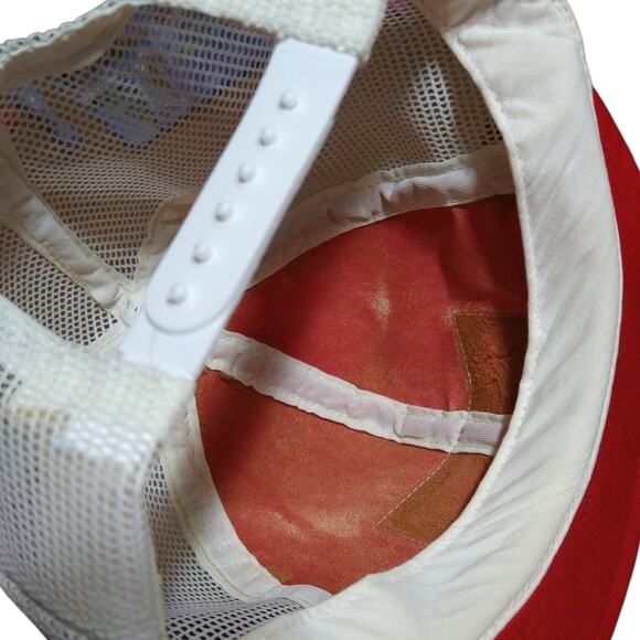 70's Vintage Budweiser Mesh Trucker Hat Snapback Made in USA - Picture 5 of 6